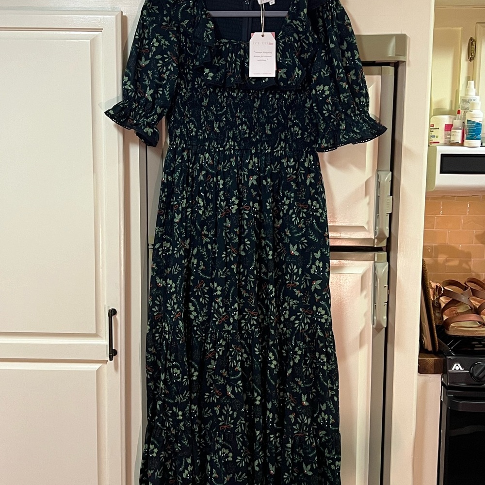 Ivy City Co Gracie Midi Dress NWT - Picture 5 of 11
